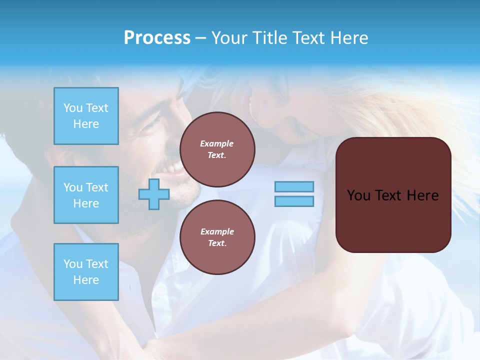 Lovers Couple Handsome PowerPoint Template
