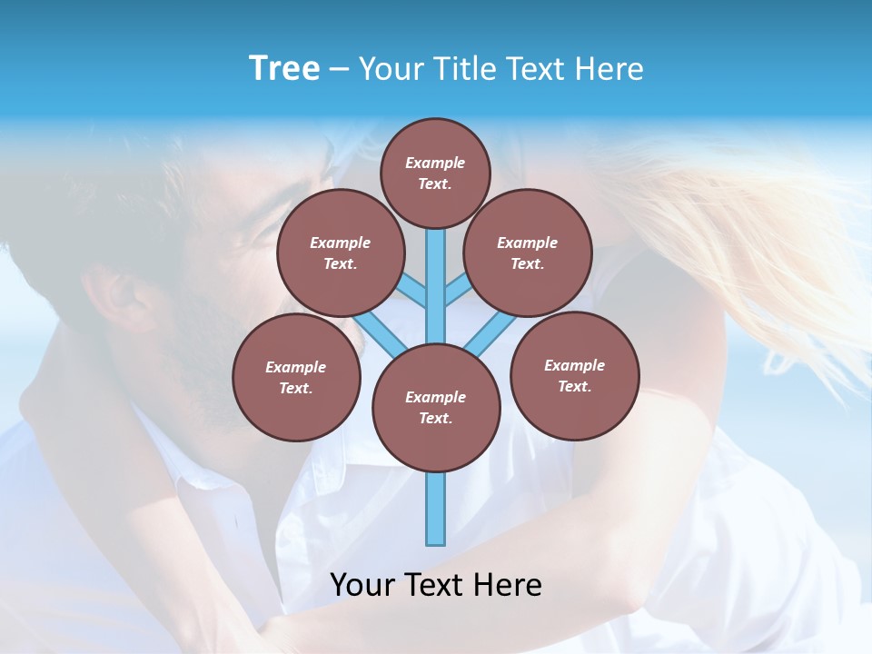 Lovers Couple Handsome PowerPoint Template