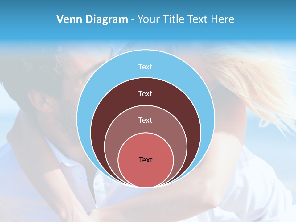 Lovers Couple Handsome PowerPoint Template