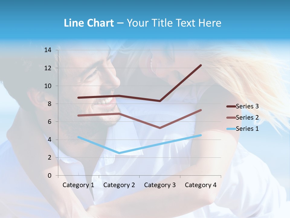 Lovers Couple Handsome PowerPoint Template