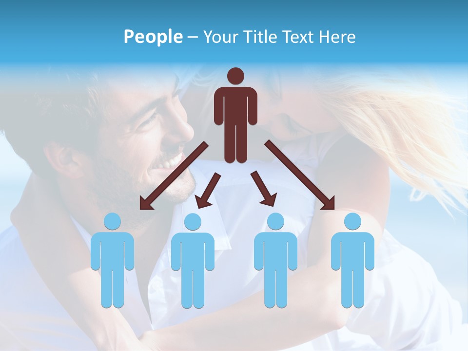 Lovers Couple Handsome PowerPoint Template