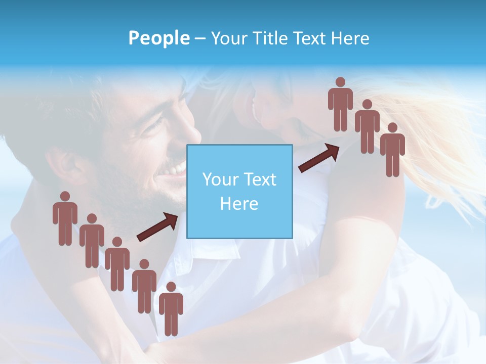 Lovers Couple Handsome PowerPoint Template