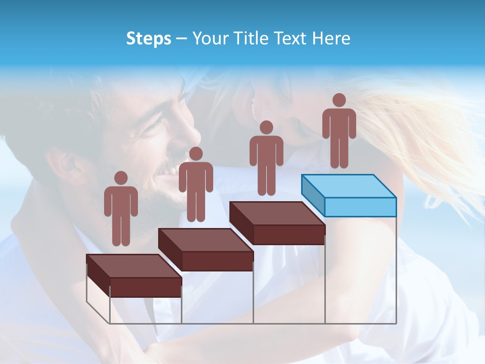 Lovers Couple Handsome PowerPoint Template