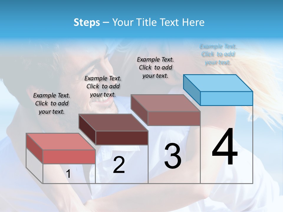 Lovers Couple Handsome PowerPoint Template
