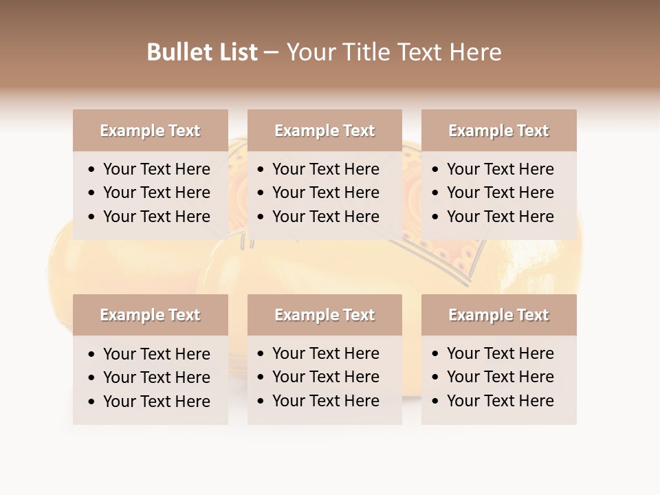 Merchandise Traditional Color PowerPoint Template