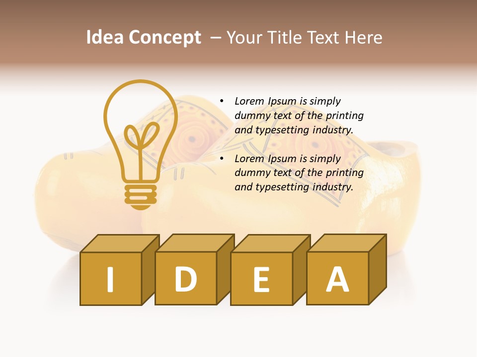 Merchandise Traditional Color PowerPoint Template