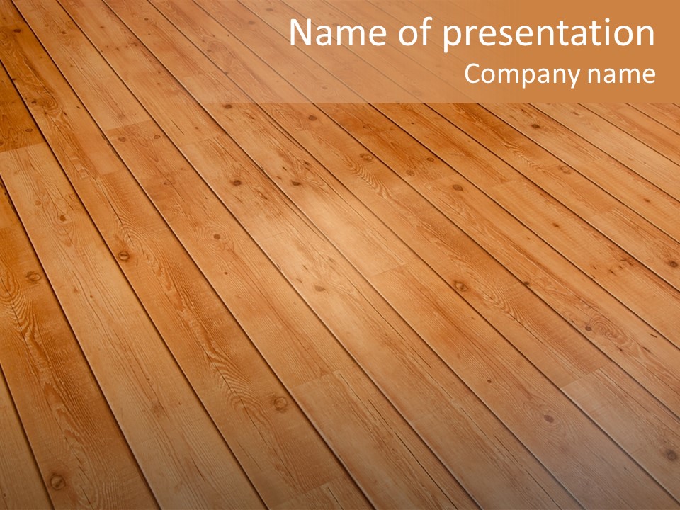 Rustic Crack Brown PowerPoint Template