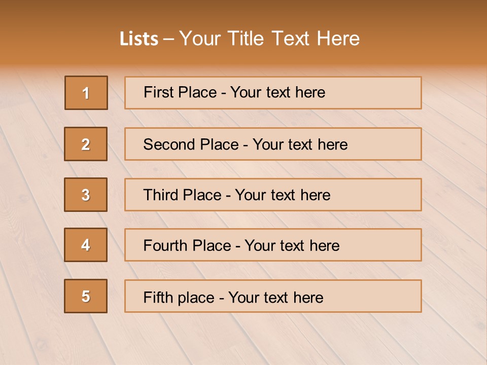 Rustic Crack Brown PowerPoint Template