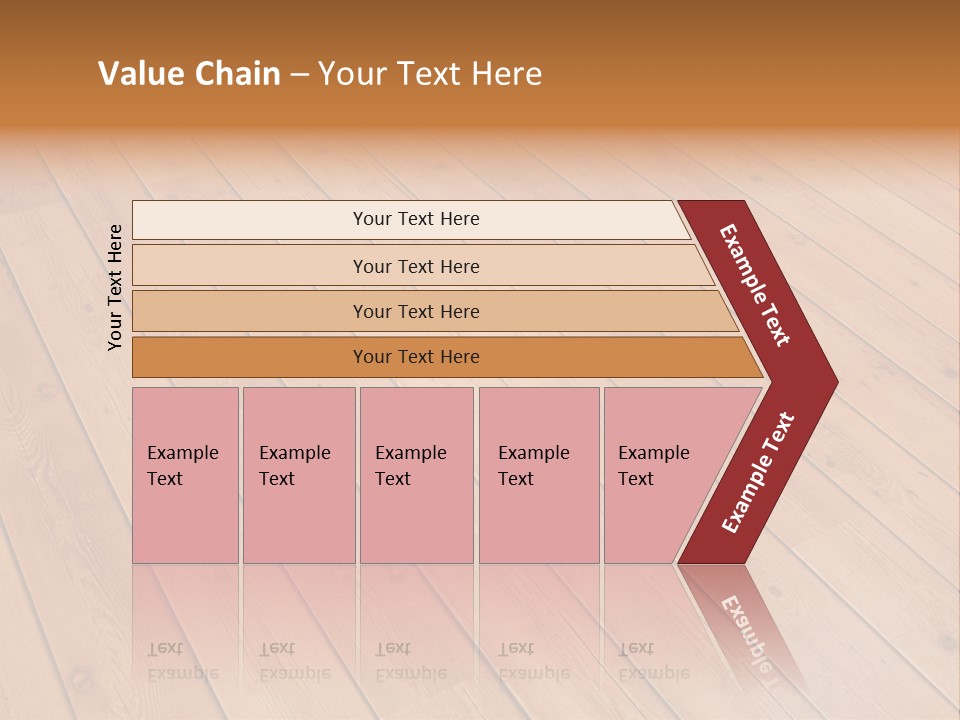 Rustic Crack Brown PowerPoint Template
