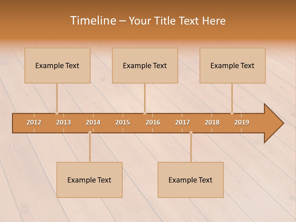 Rustic Crack Brown PowerPoint Template