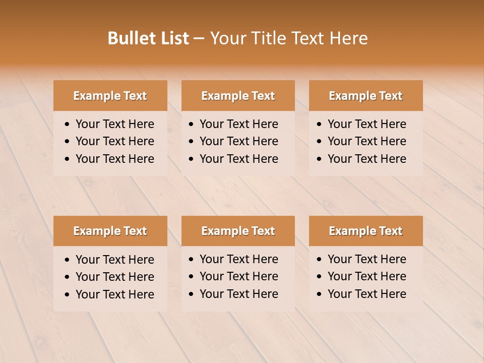 Rustic Crack Brown PowerPoint Template