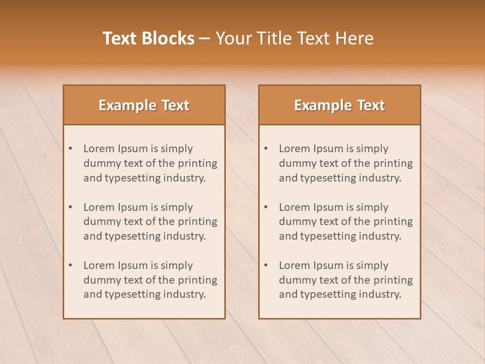 Rustic Crack Brown PowerPoint Template