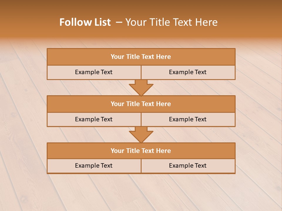 Rustic Crack Brown PowerPoint Template
