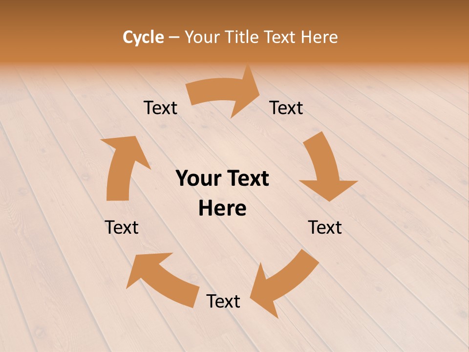 Rustic Crack Brown PowerPoint Template