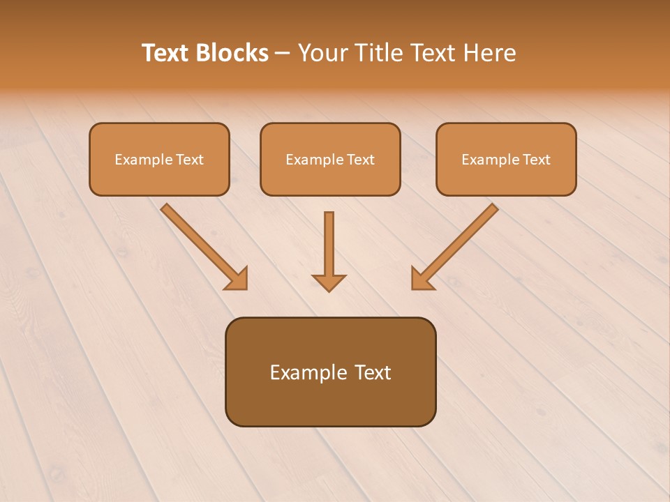 Rustic Crack Brown PowerPoint Template