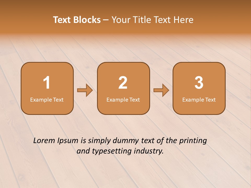 Rustic Crack Brown PowerPoint Template