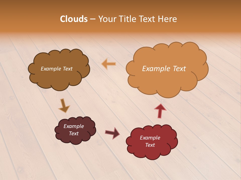 Rustic Crack Brown PowerPoint Template