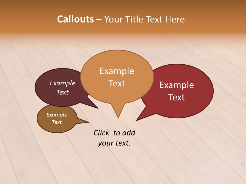 Rustic Crack Brown PowerPoint Template