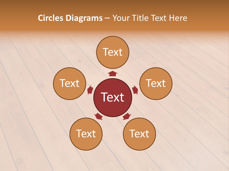 Rustic Crack Brown PowerPoint Template