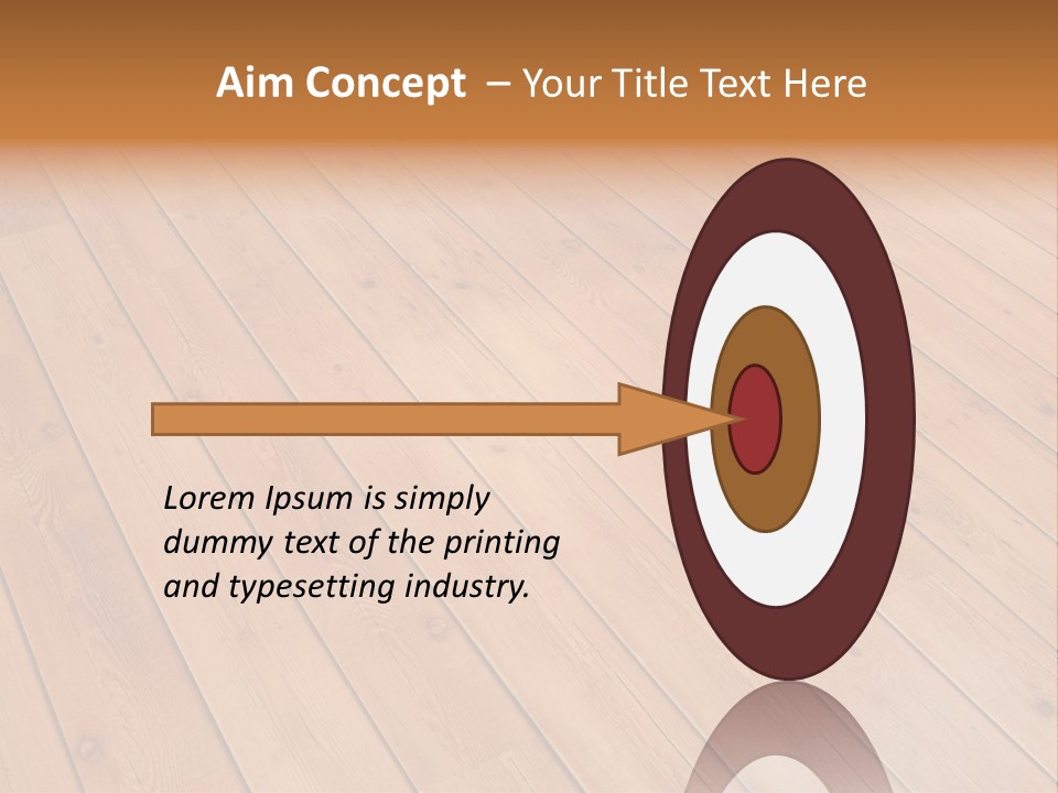 Rustic Crack Brown PowerPoint Template