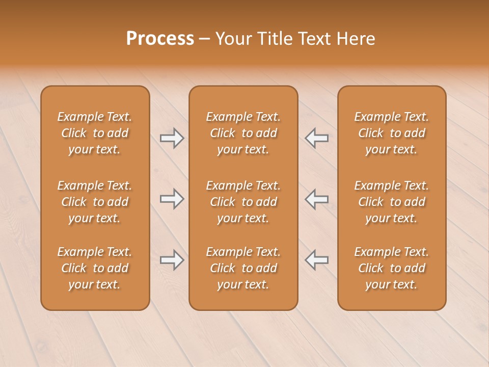 Rustic Crack Brown PowerPoint Template