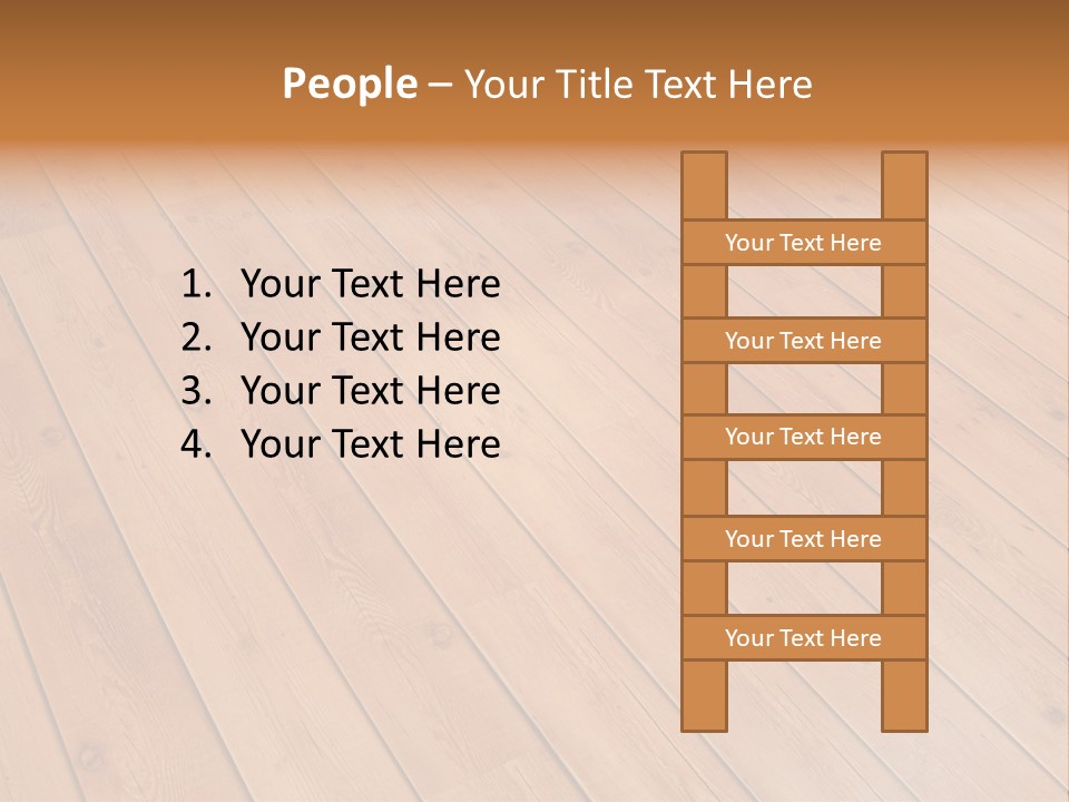 Rustic Crack Brown PowerPoint Template