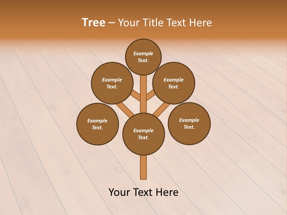 Rustic Crack Brown PowerPoint Template