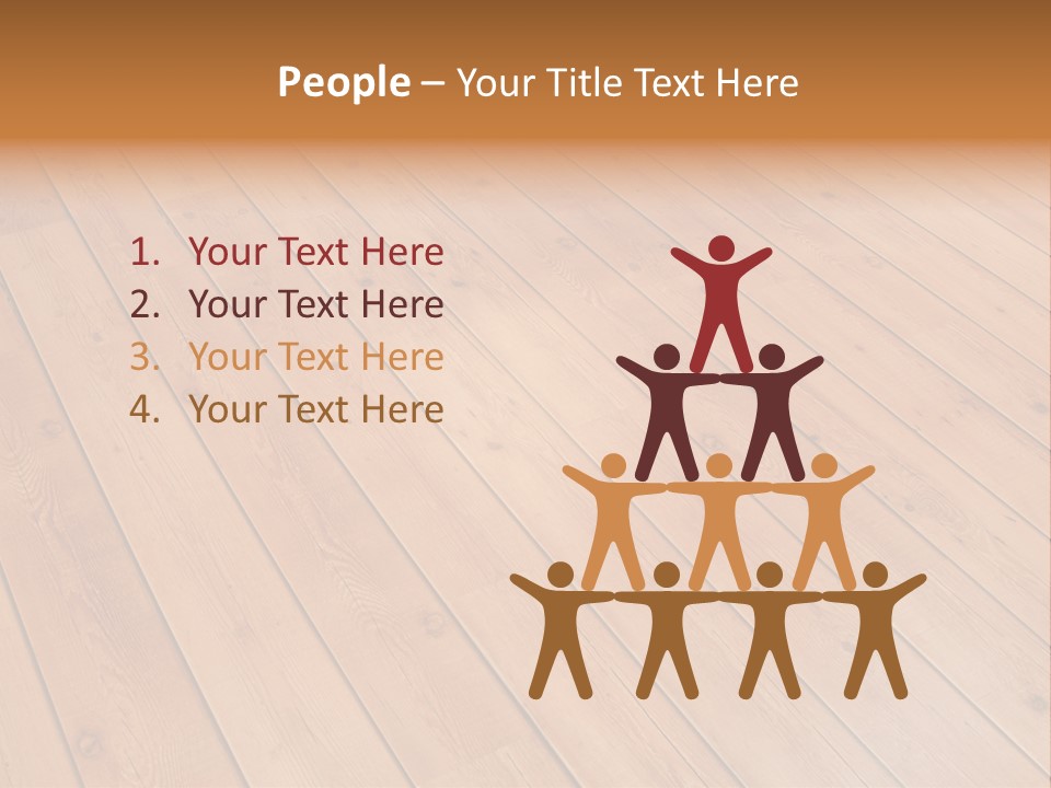 Rustic Crack Brown PowerPoint Template