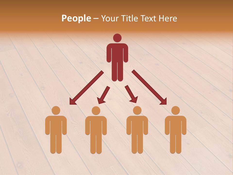 Rustic Crack Brown PowerPoint Template