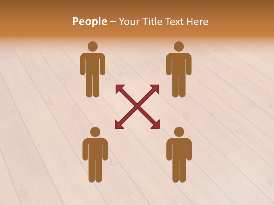 Rustic Crack Brown PowerPoint Template