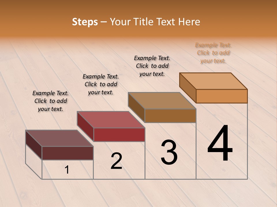 Rustic Crack Brown PowerPoint Template