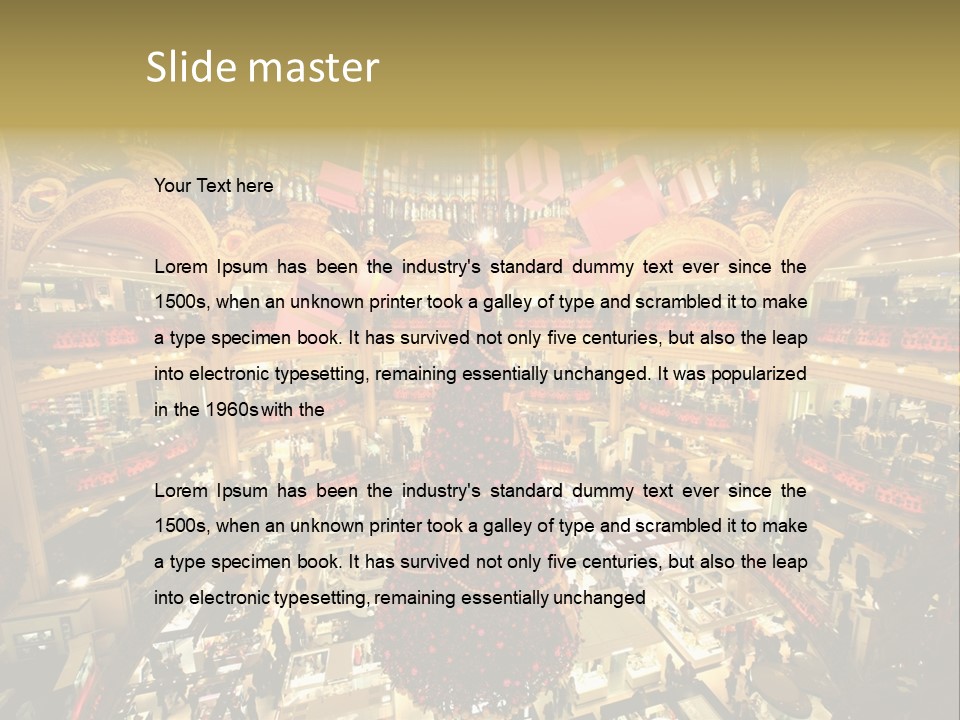 Person Architecture Fashion PowerPoint Template