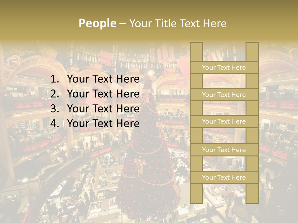 Person Architecture Fashion PowerPoint Template