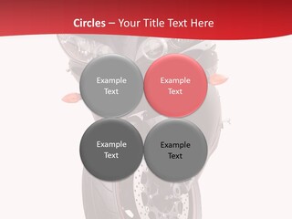 Isolated Motorsport Power PowerPoint Template