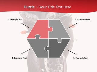 Isolated Motorsport Power PowerPoint Template
