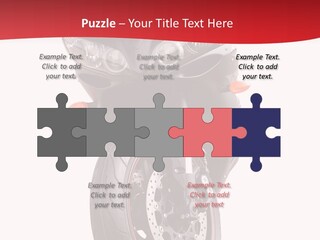 Isolated Motorsport Power PowerPoint Template