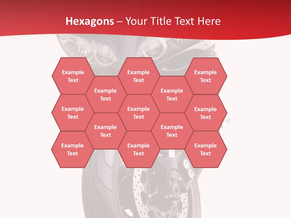 Isolated Motorsport Power PowerPoint Template