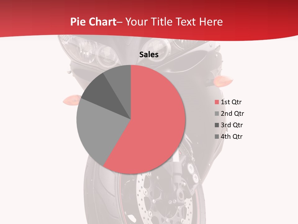 Isolated Motorsport Power PowerPoint Template