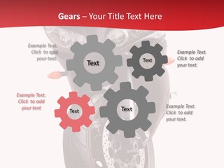 Isolated Motorsport Power PowerPoint Template