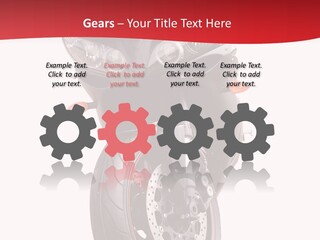 Isolated Motorsport Power PowerPoint Template