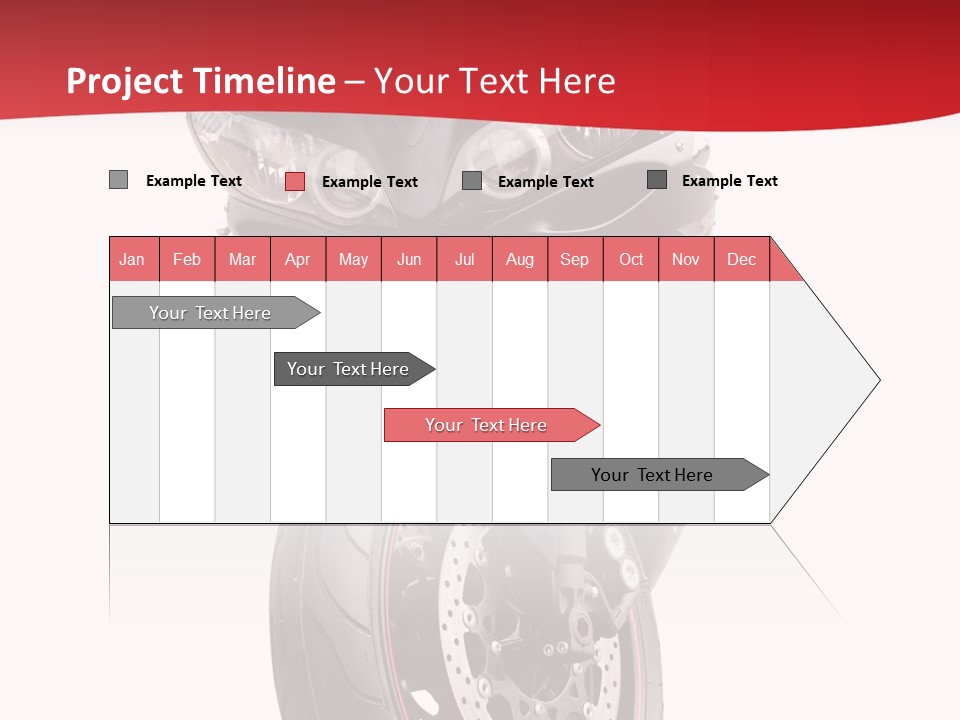 Isolated Motorsport Power PowerPoint Template