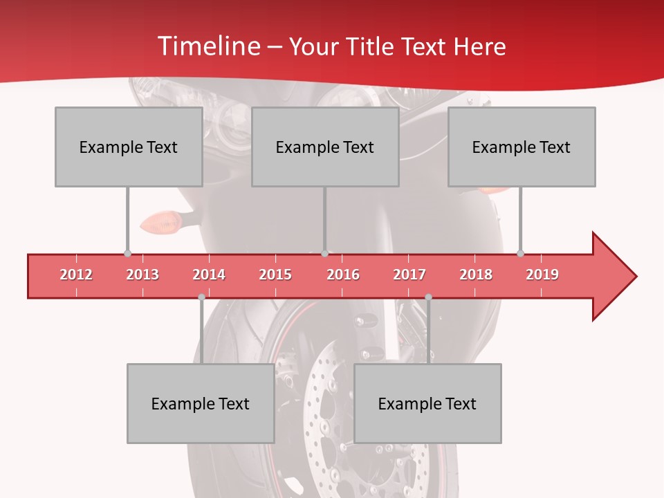 Isolated Motorsport Power PowerPoint Template