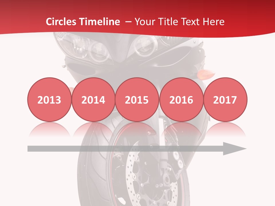 Isolated Motorsport Power PowerPoint Template