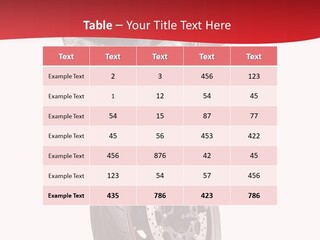 Isolated Motorsport Power PowerPoint Template