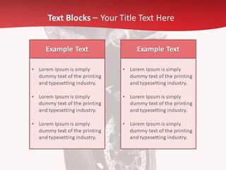 Isolated Motorsport Power PowerPoint Template