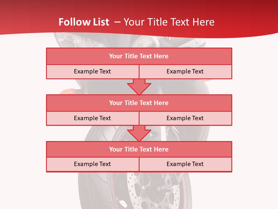 Isolated Motorsport Power PowerPoint Template