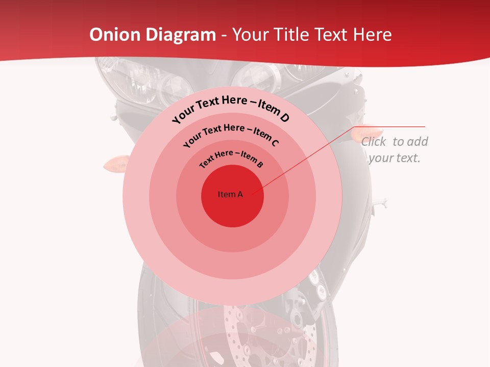 Isolated Motorsport Power PowerPoint Template