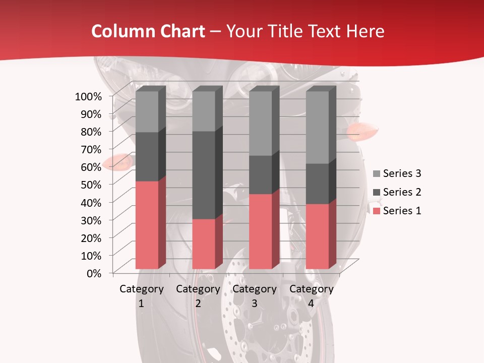 Isolated Motorsport Power PowerPoint Template