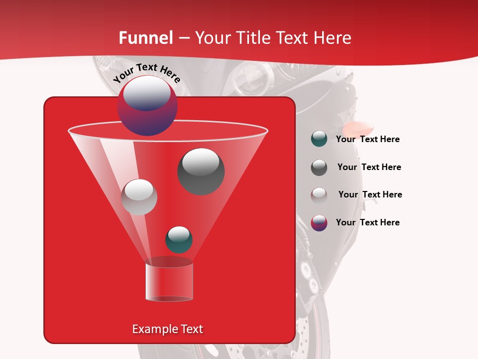Isolated Motorsport Power PowerPoint Template