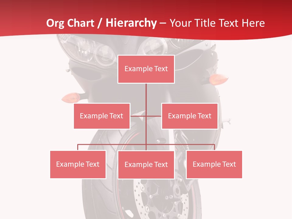 Isolated Motorsport Power PowerPoint Template